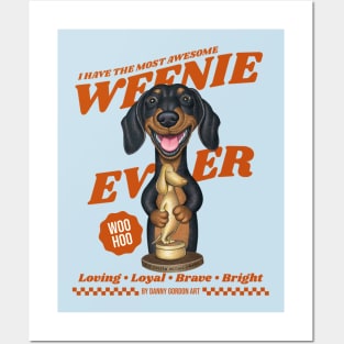 Cute Funny Awesome Weenie Dog Posters and Art